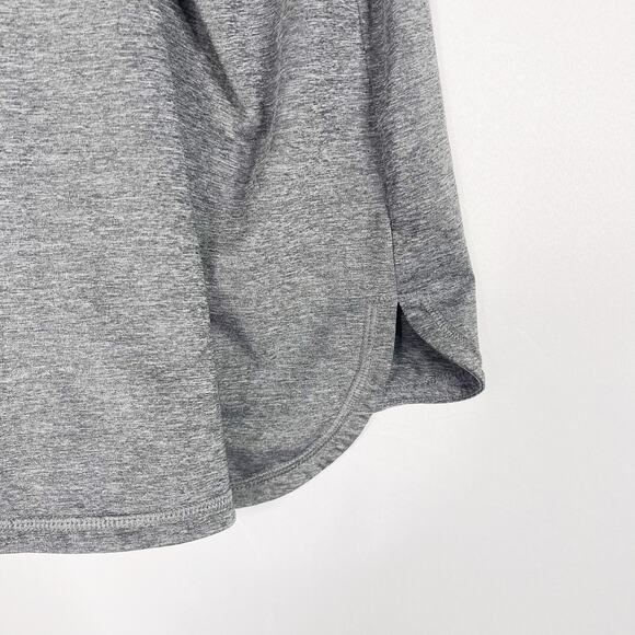 Ivy Park Laser Cut Logo Racerback Tank Top Heather Gray Womens Medium M Workout - Picture 6 of 10